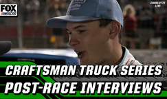 Corey Heim & Ross Chastain interviews after North Carolina Education Lottery 200 | NASCAR on FOX